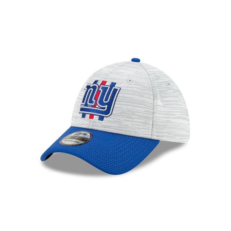 NFL New York Giants Official Training 39Thirty Stretch Fit (FQM5759) - Blue New Era Caps